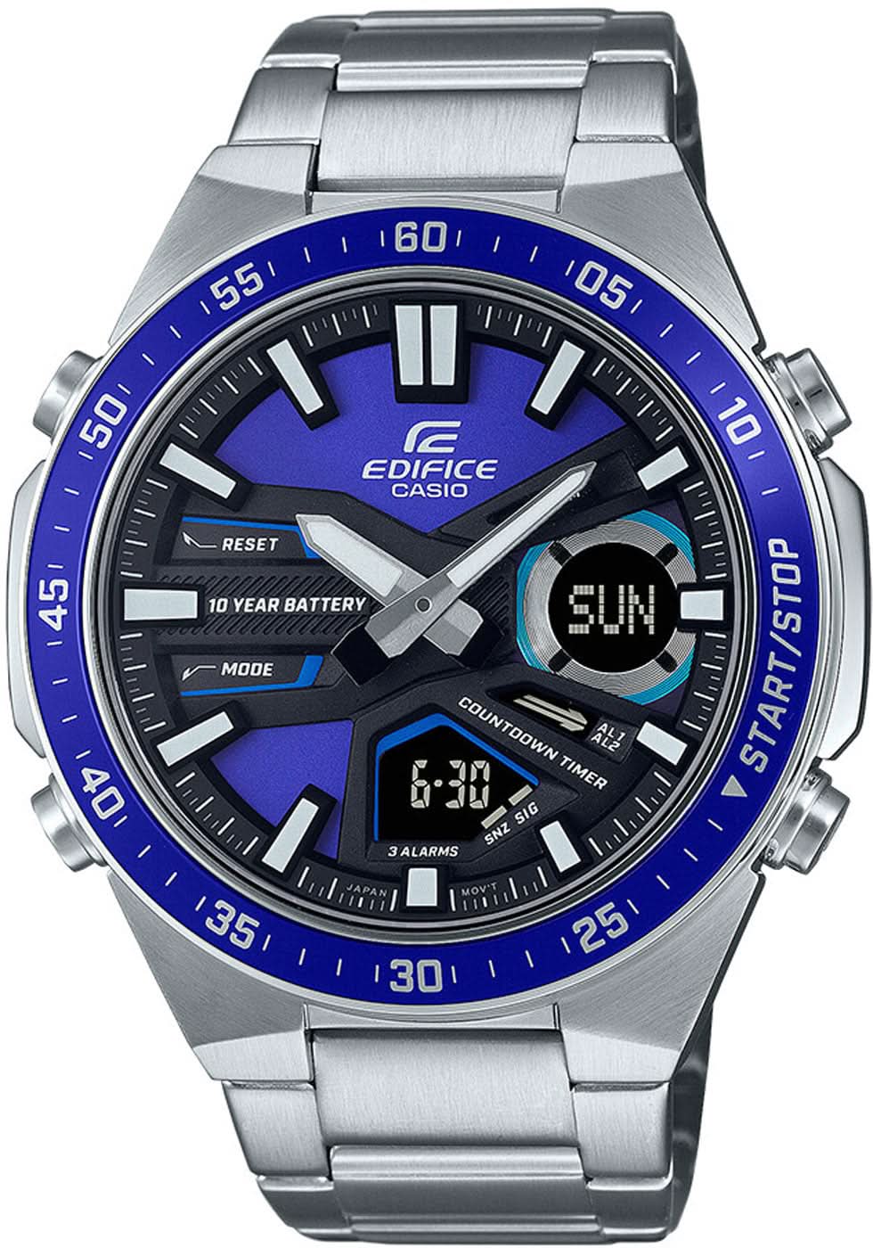 Orologio da uomo Casio Edifice EFV-C110D-2AVEF • Batteria 10 anni • World Time