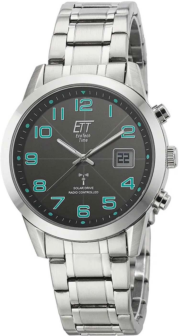 Orologio da uomo Eco Tech Time Basic EGS-11500-22M • Solare Radiocontrollato • Acciaio Inossidabile