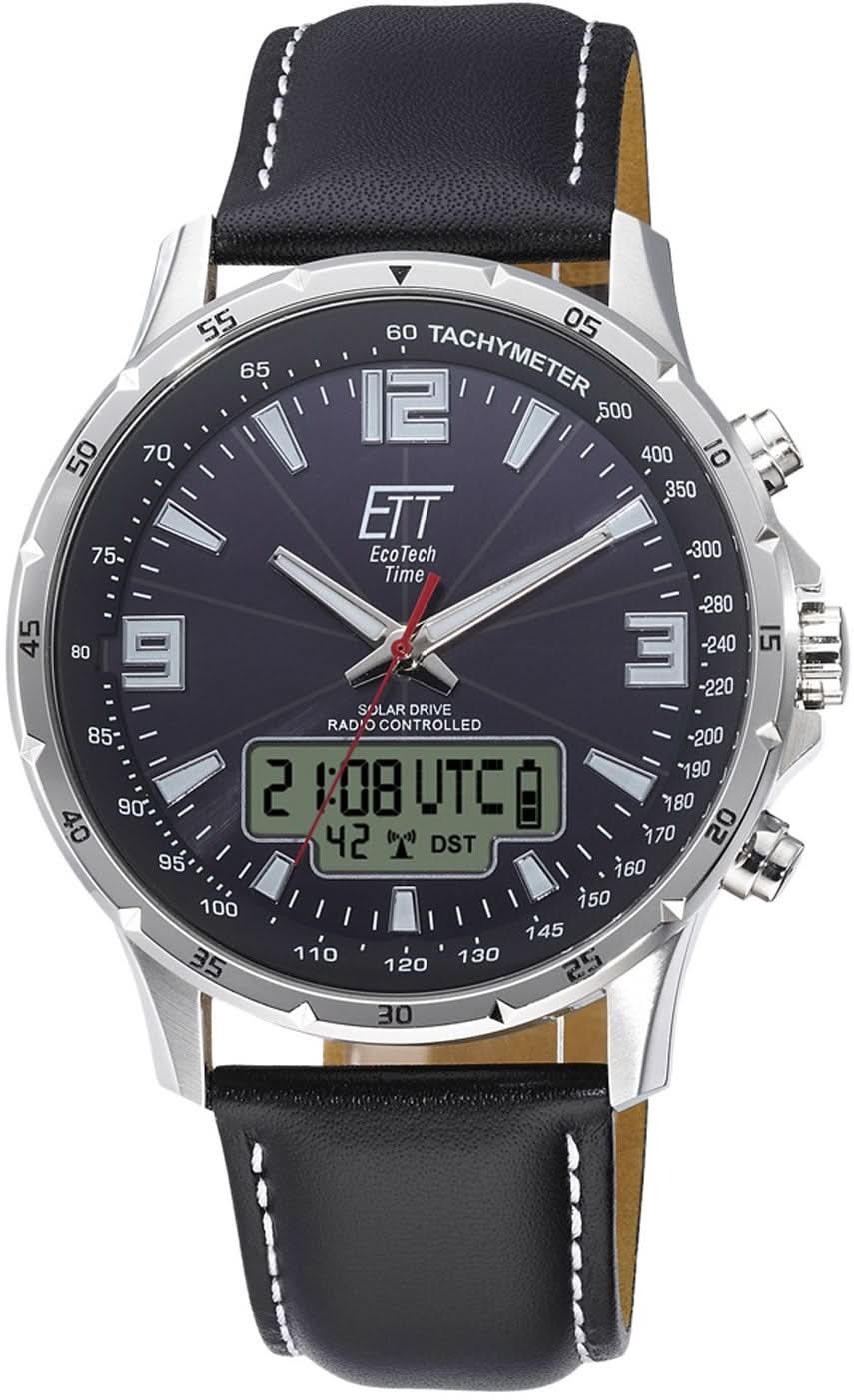 Orologio da uomo Eco Tech Time EGS-11550-21L • Radiocontrollato Solare • Acciaio