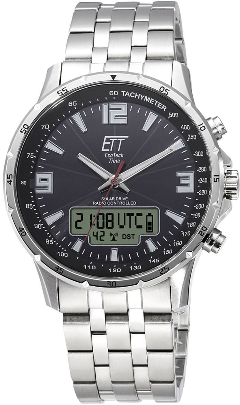 Orologio da uomo Eco Tech Time Professional EGS-11551-21M • Alimentazione solare • Precisione radiocontrollata