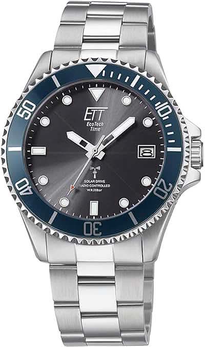 Orologio da uomo Eco Tech Time EGS-11605-35M • Solare radiocontrollato • Impermeabile 20 bar