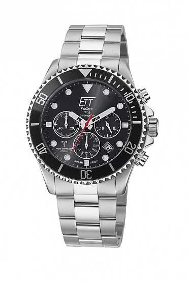 Orologio da uomo Eco Tech Time EGS-11607-25M • Radiocomandato solare • Vetro zaffiro