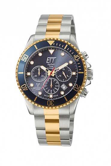 Orologio da uomo Eco Tech Time Watersports EGS-11609-35M • Alimentazione solare • Tecnologia radiocomandata