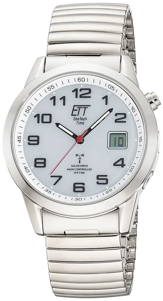 Orologio da uomo Eco Tech Time Gobi EGS-11711-12Z • Radiocomandato solare • Acciaio inossidabile