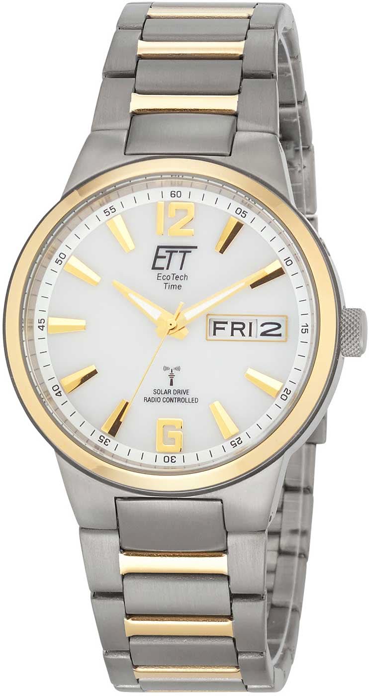 Orologio da uomo Eco Tech Time EGT-11322-11M • Radiocontrollo • Solare • Titanio