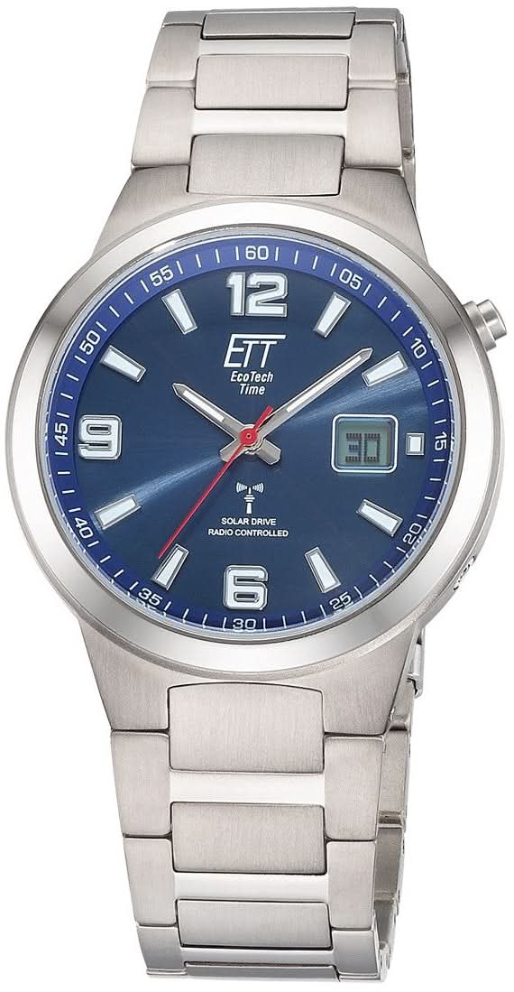 Orologio da uomo Eco Tech Time Everest EGT-11709-32M • Solare-Radio • Titanio