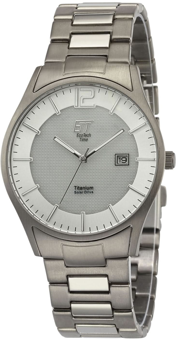 Orologio da uomo Eco Tech Time Gobi EGT-12052-41M • Solare Radiocontrollato • Titanio