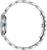 Orologio da donna con cassa in acciaio inossidabile color argento e lunetta traforata, bracciale in acciaio inossidabile