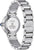 "Orologio da donna con scritta Citizen ed Eco-Drive sul retro e cinturino in acciaio inossidabile color argento"
