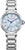 Orologio da donna con bracciale in acciaio inossidabile color argento e quadrante blu cangiante, Citizen