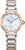 Orologio da donna con quadrante blu, lunetta in oro rosa e cinturino in metallo con Eco-Drive