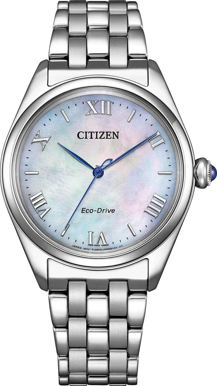Orologio da donna Citizen L Classic con bracciale in acciaio inossidabile color argento e quadrante in madreperla