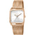 Esprit Cube Ladies ES1L071M0035 Damen Armbanduhr Roségold • Eckiges Edelstahlgehäuse • Mineralglas