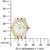 Orologio da donna Citizen Eco-Drive, vista frontale con quadrante da 25,4 mm
