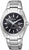 Orologio da donna con bracciale in metallo color argento e quadrante nero, Citizen Eco-Drive