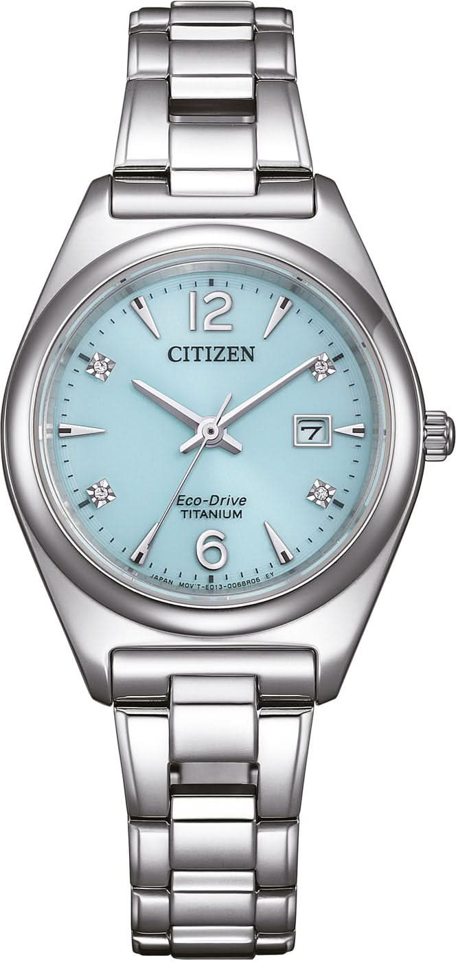 "Orologio da donna Citizen Super Titanium EW2601-81M • Eco-Drive • Vetro zaffiro"