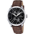 Festina F16573/4 Herrenuhr Multifunktion • Stahlgehäuse mit Mineralglas • Braunes Lederarmband