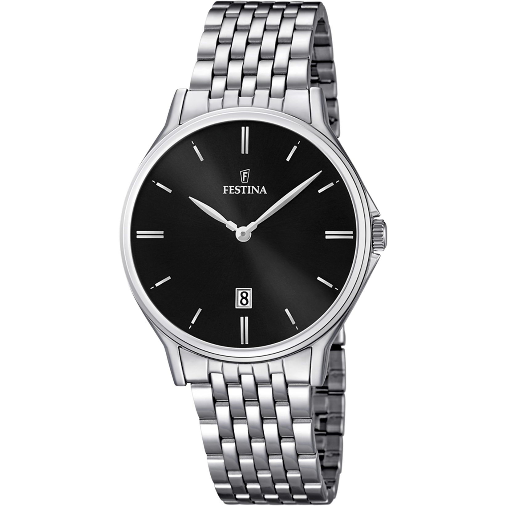 Festina Classics F16744/4 Herrenuhr Schwarz • Mineralglas • Quarzwerk