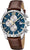 Orologio da uomo Festina Timeless Chronograph F16760/7 • Quadrante blu • Cinturino in pelle