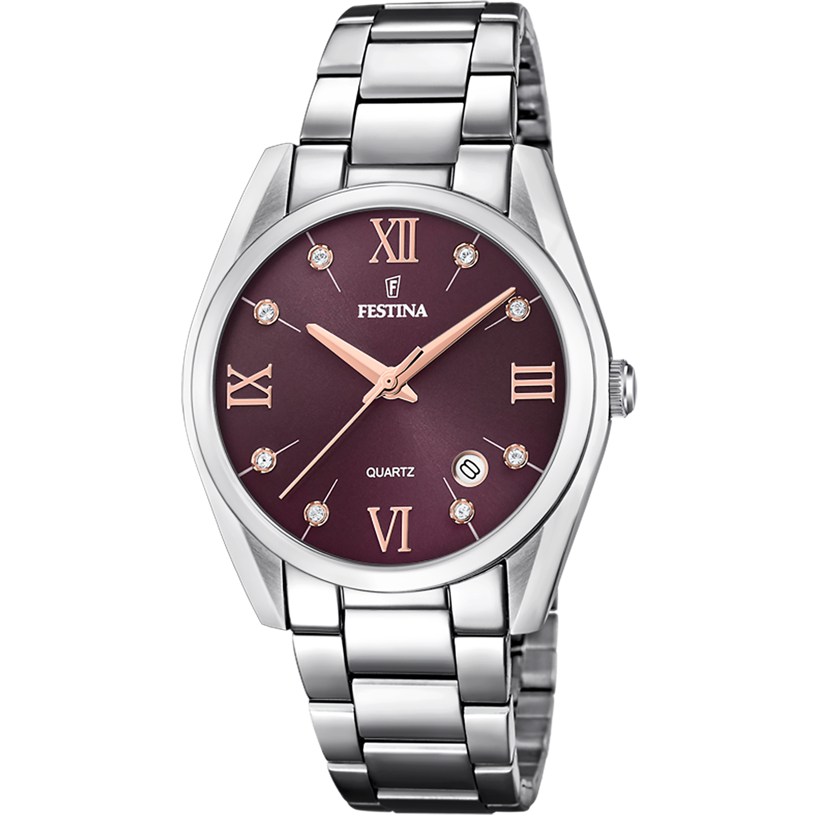 Festina Boyfriend Collection F16790/E Damenuhr Lila • Quarzwerk Miyota • Mineralglas