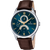 Festina F16823/A Retro Herrenuhr Blau • Blaues Zifferblatt mit Multifunktion • Braunes Lederarmband