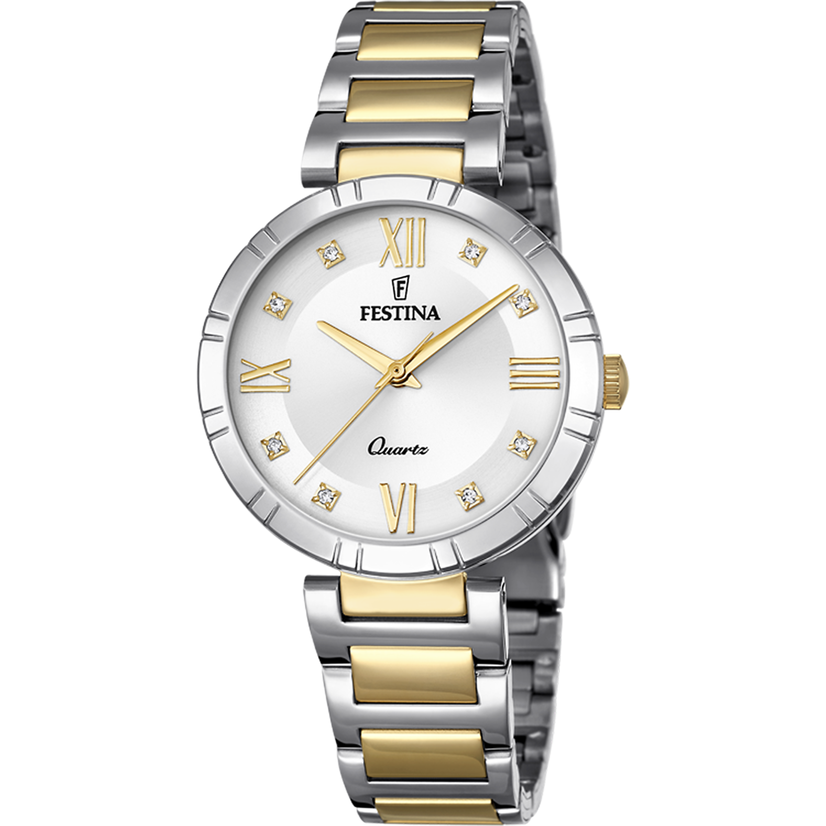 Festina Mademoiselle F16937/A Damenuhr Silber • Mineralglas • Edelstahlarmband