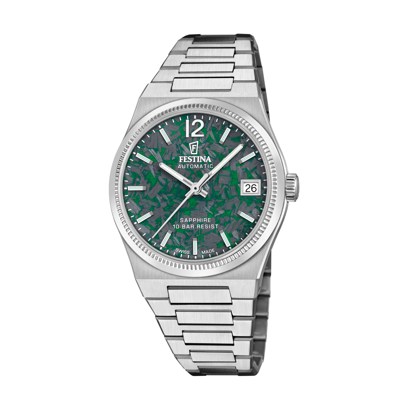 Festina Rivé F20029/4 Damen Armbanduhr • Automatikwerk Soprod P024 • Saphirglas