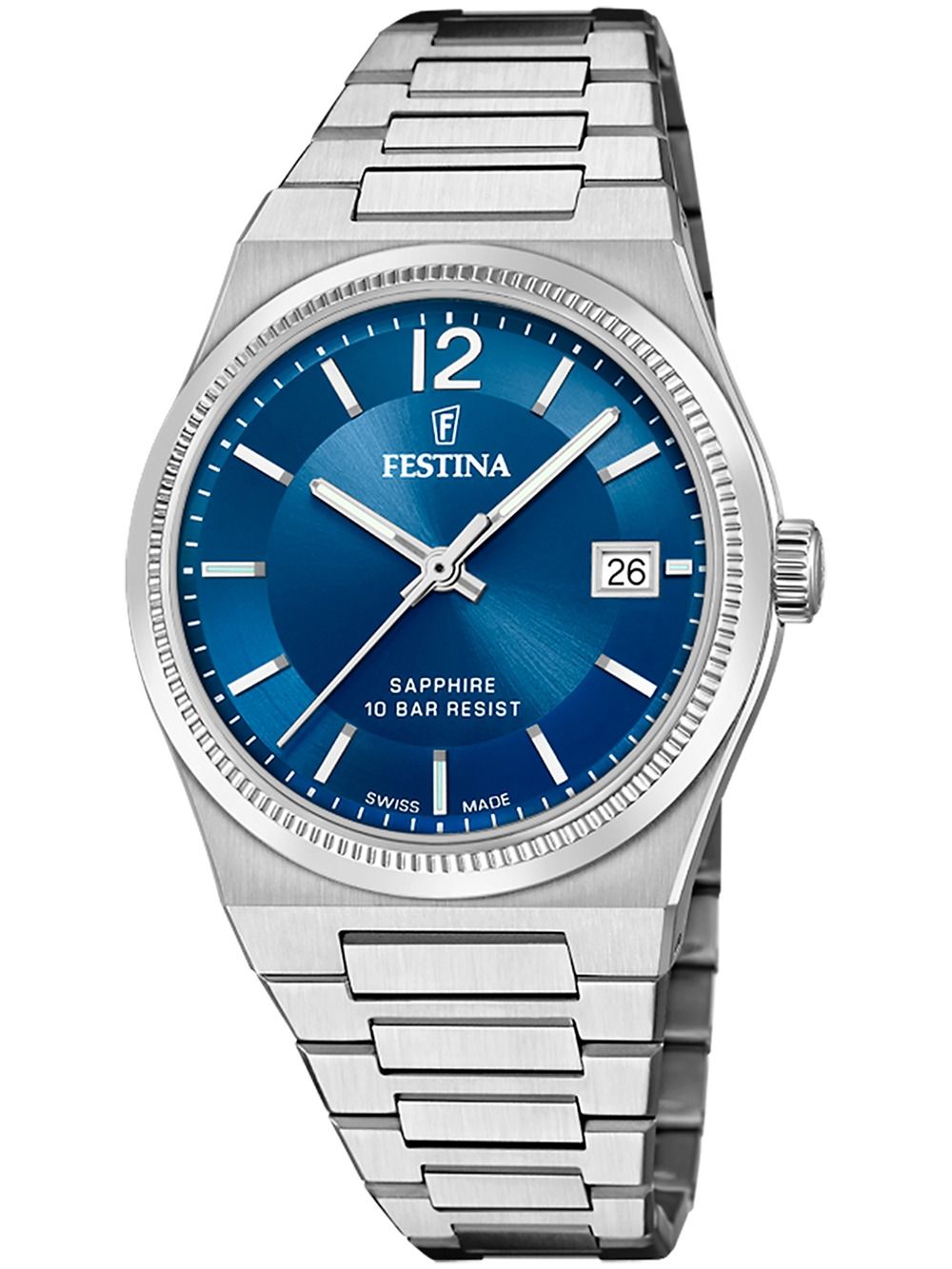 Festina Rivé F20035/4 Damenuhr • Saphirglas • Swiss Made