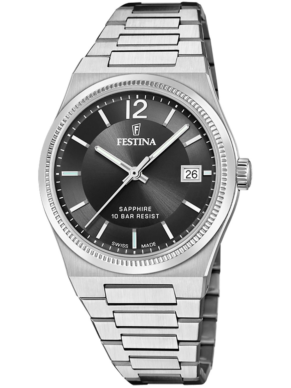 Festina Rivé F20035/6 Damenuhr • Saphirglas • Swiss Made Quarzwerk