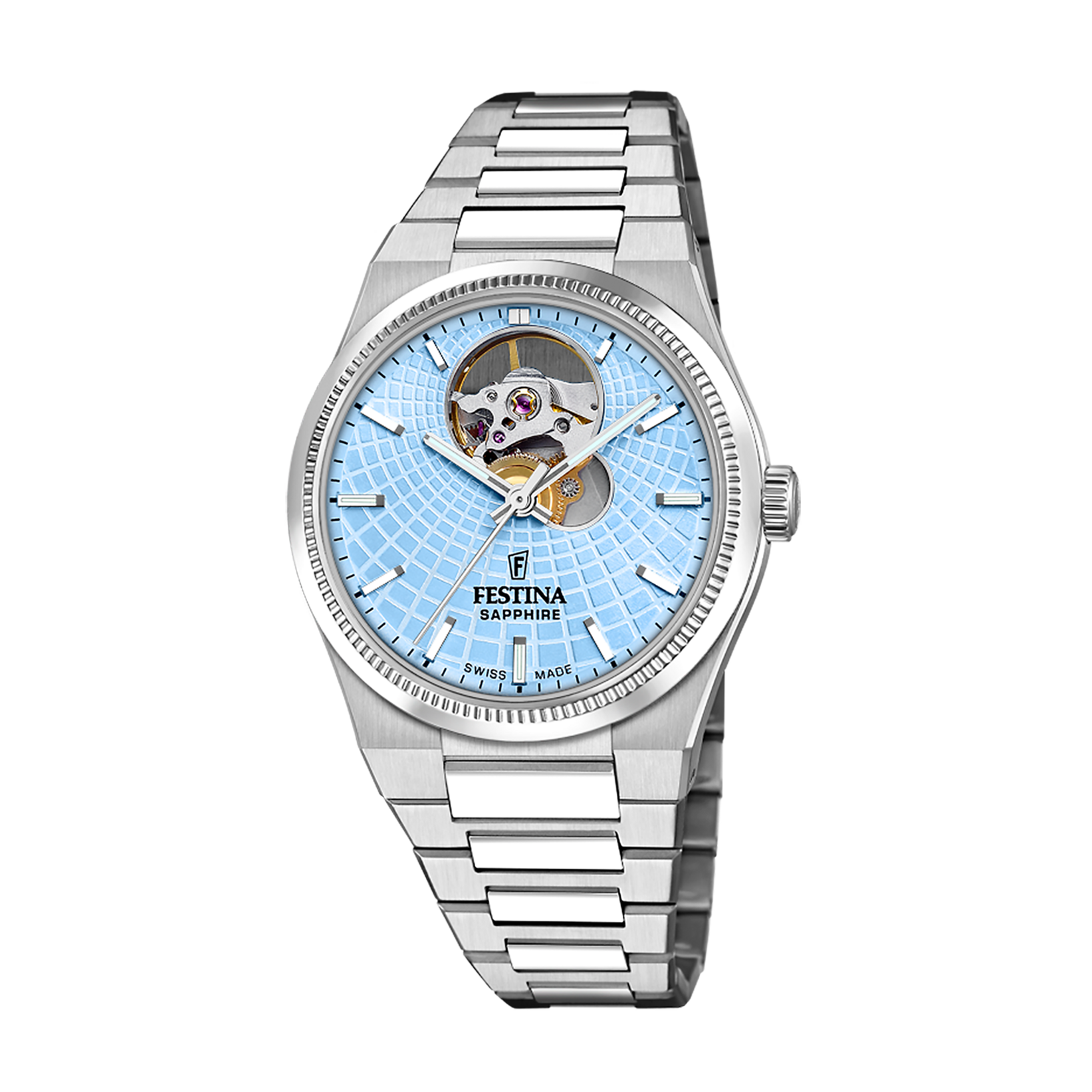 Festina Rivé F20054/4 Damen Armbanduhr • Automatikwerk Soprod P024 • Saphirglas