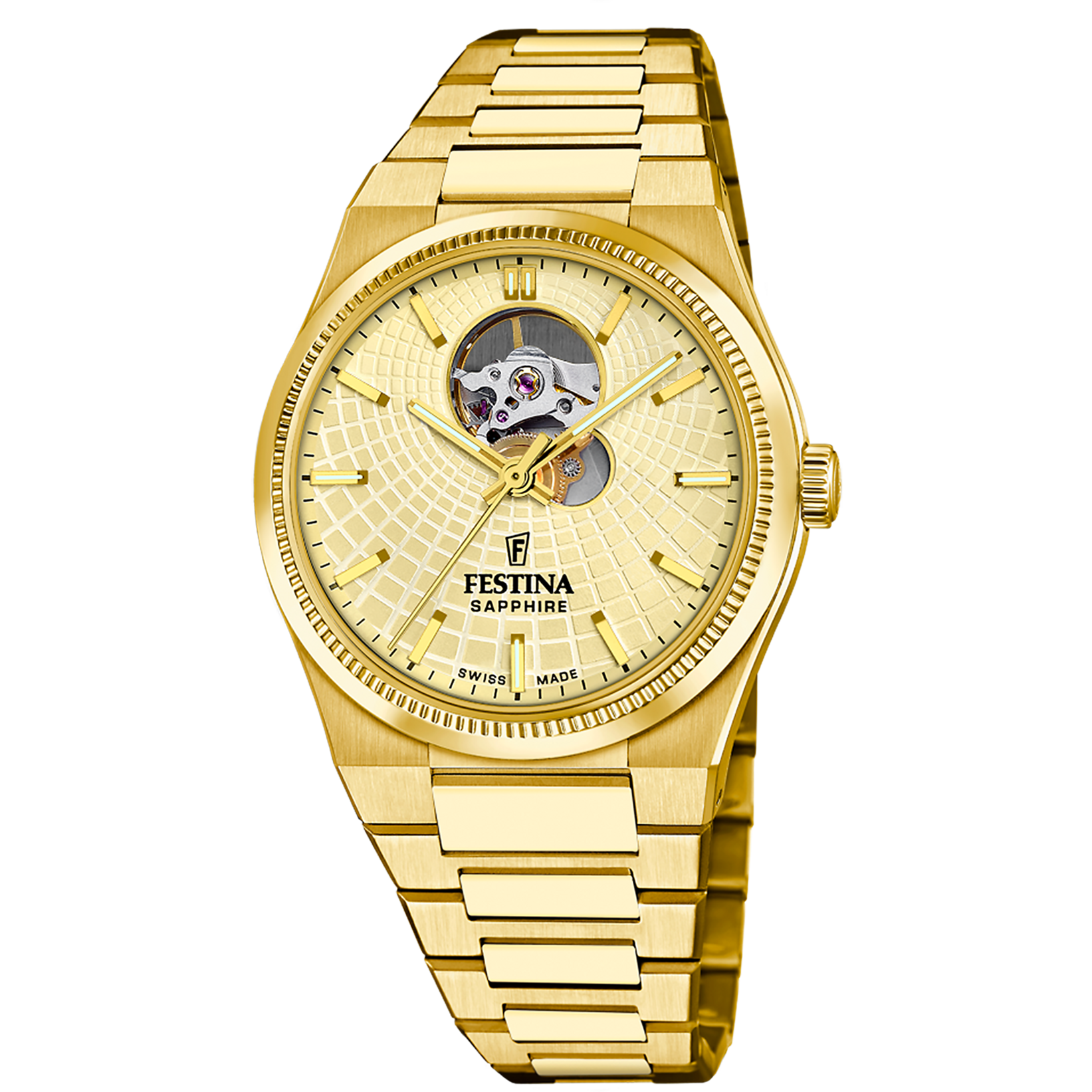 Festina Rivé F20062/2 Herren • Automatikwerk Swiss Made • Saphirglas