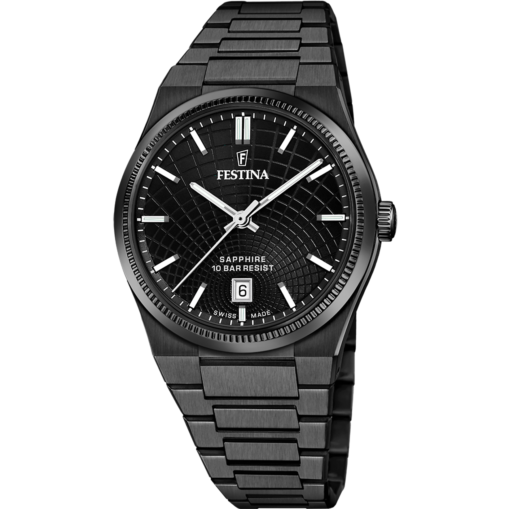 Festina Rivé F20080/1 Herrenuhr • Saphirglas • Swiss Made Automatik