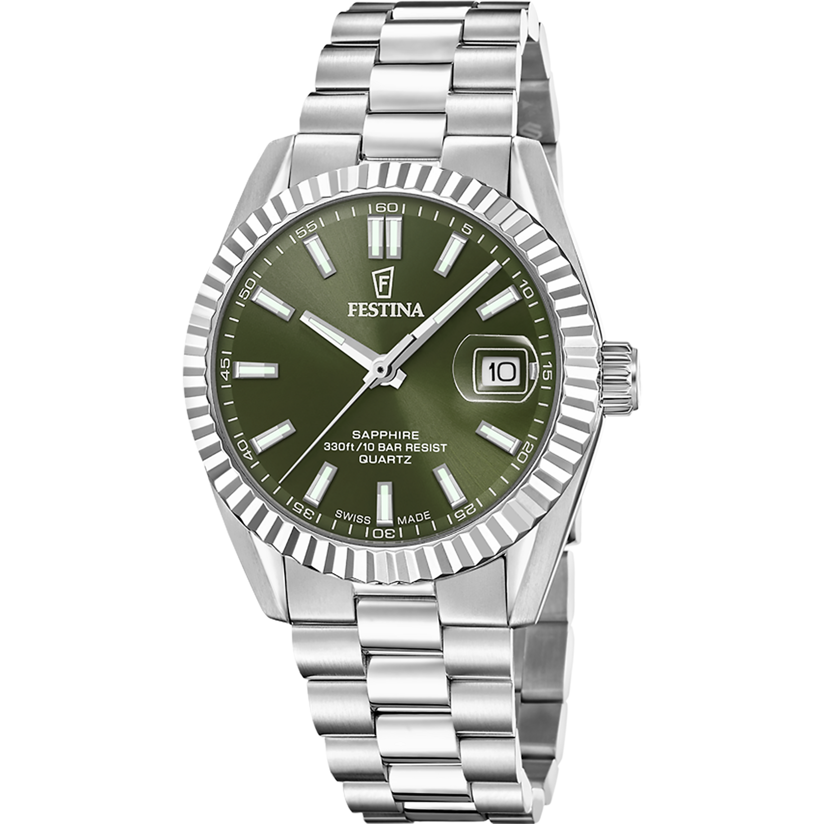 Festina F20084/C Herrenuhr • Saphirglas • Swiss Made