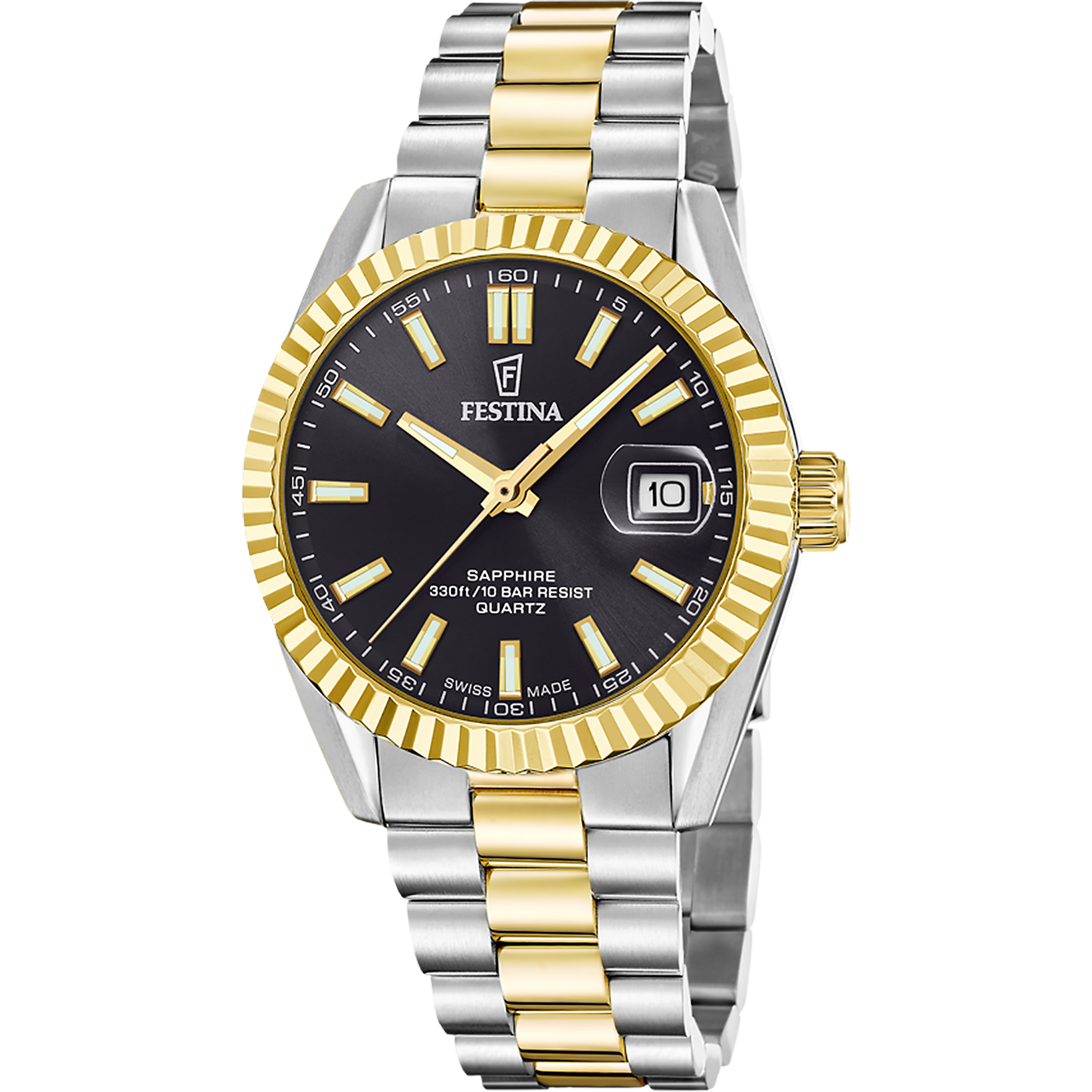 Festina Classic F20085/C Herrenuhr • Saphirglas • Edelstahlarmband
