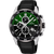 Festina F20330/B Herrenuhr Chronograph Schwarz/Dunkelgrün • Chronographenfunktion • Kautschukarmband