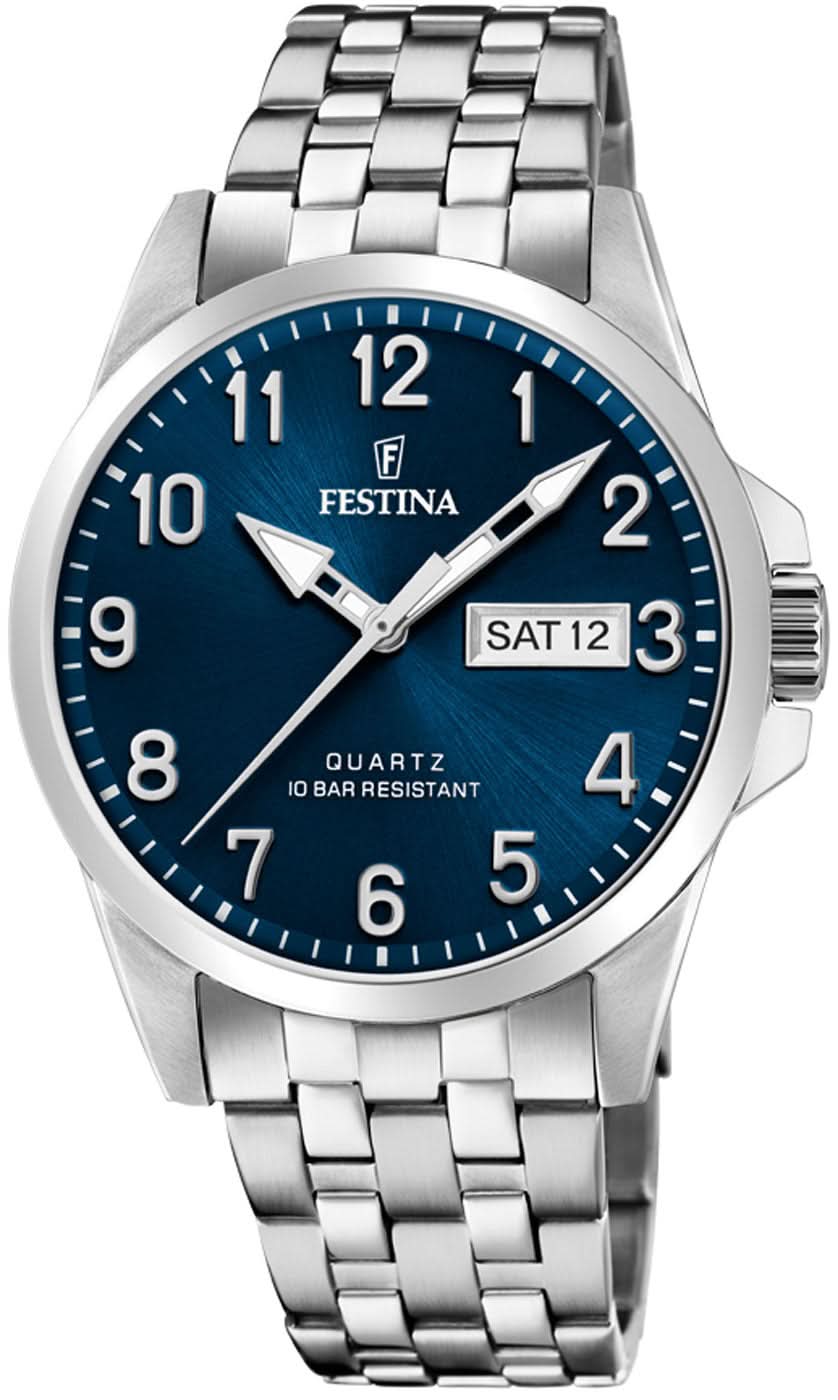 Festina Classics F20357/C Orologio da Uomo • Design senza tempo • Impermeabile 10 ATM