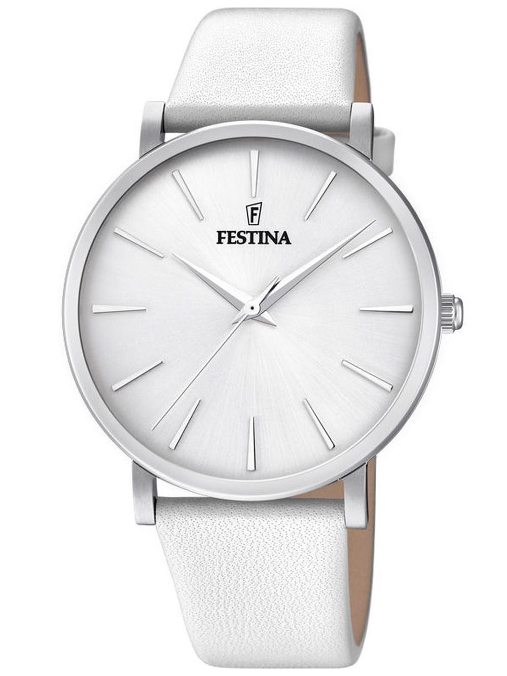 Festina F20371/1 Damen Armbanduhr • Weißes Zifferblatt • Mineralglas