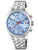 Festina Timeless F20374/5 Herrenuhr Silber/Blau • Chronograph • 10 ATM Wasserdicht