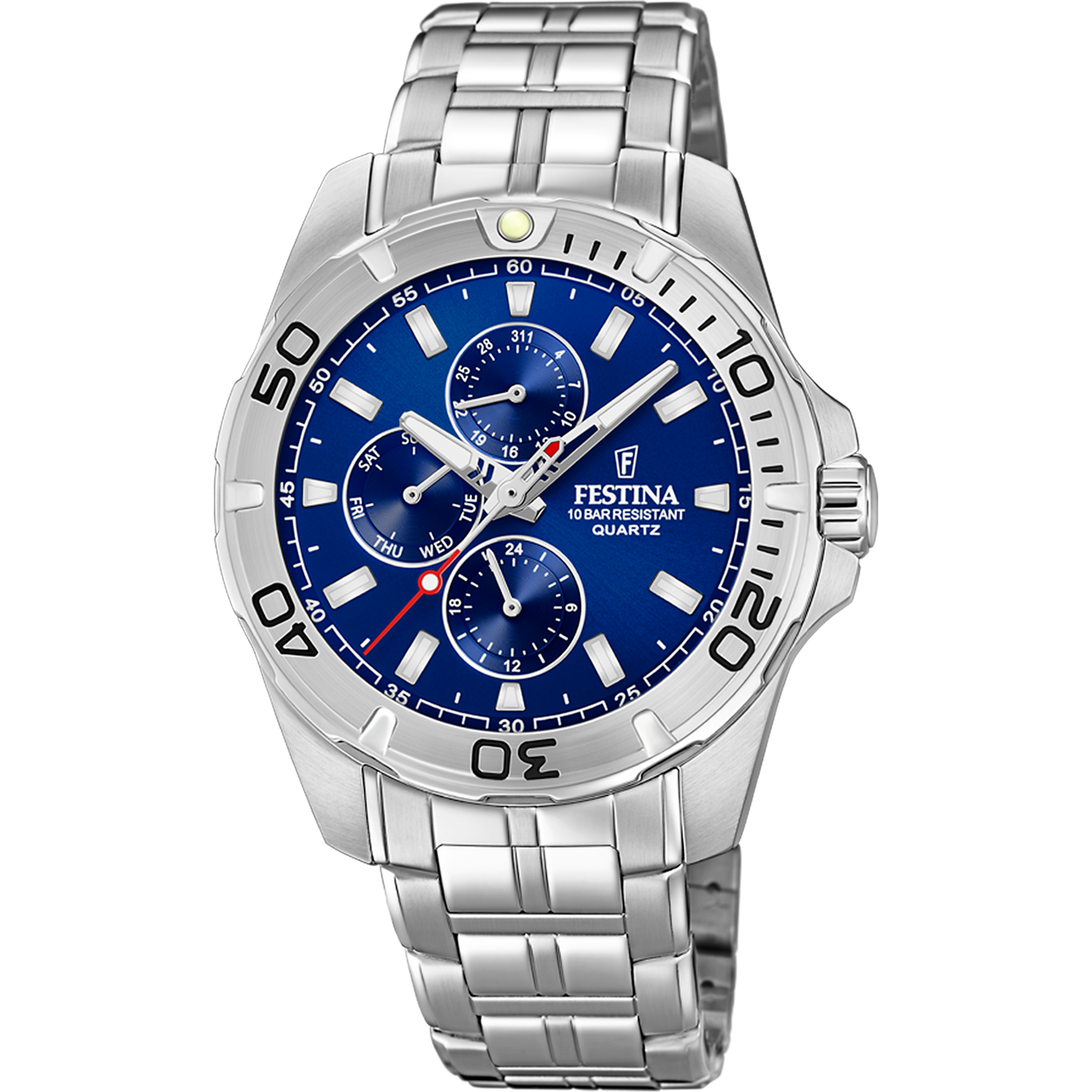 Festina F20445/2 Herrenuhr • Multifunktion Quarzwerk • 10 ATM Wasserdicht