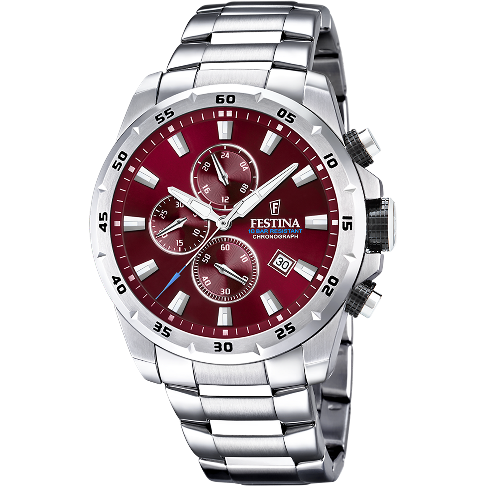 Festina Chronograph F20463/5 Herrenuhr • Edelstahlarmband • Chronographenfunktion