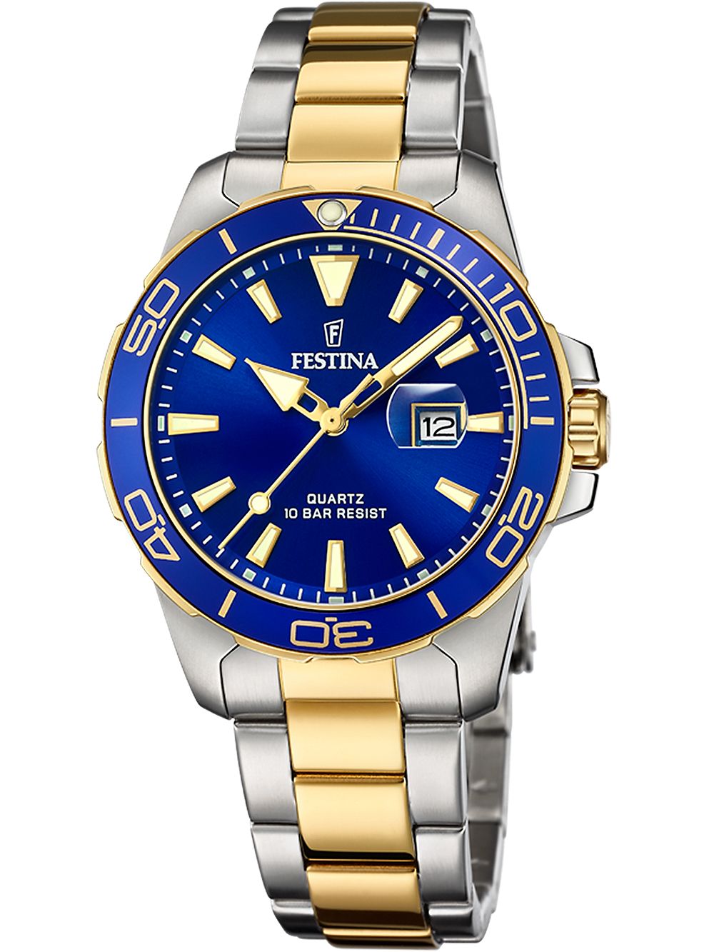 Festina Boyfriend F20504/1 Damenuhr Silber • Quarzwerk • Mineralglas