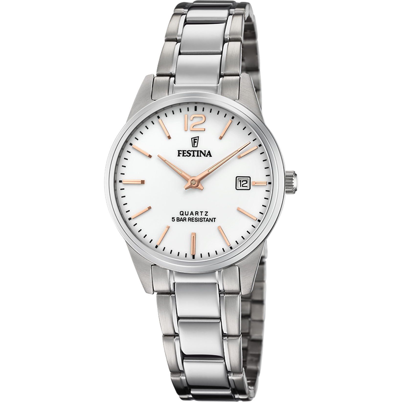 Festina Classics F20509/2 Damenuhr Silber • Mineralglas • Japanisches Quarzwerk