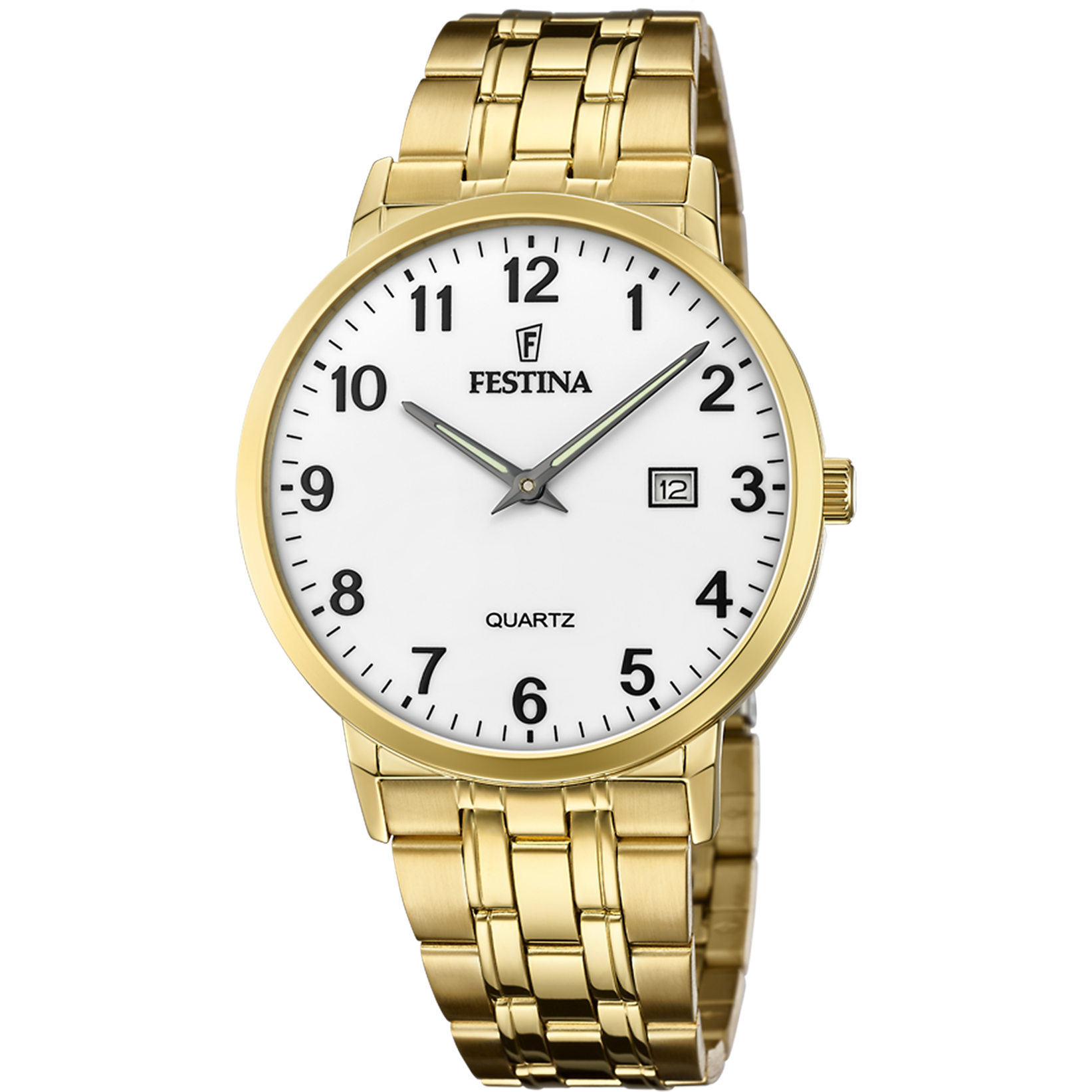 Festina Classics F20513/1 Herrenuhr Weiß • Mineralglas • Quarzwerk