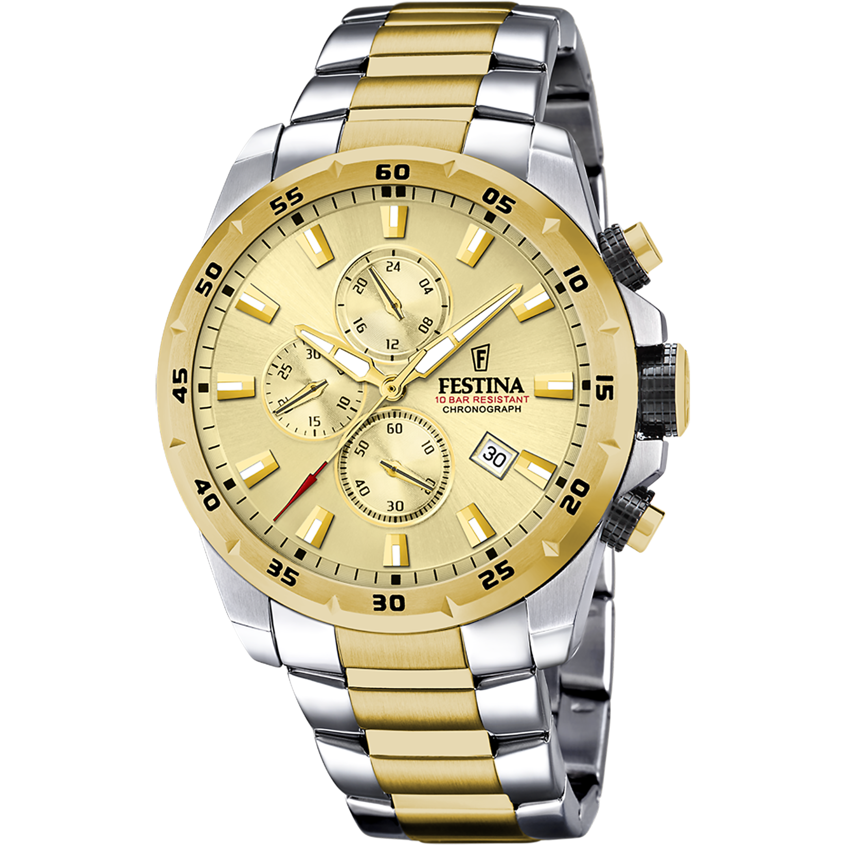 Festina F20562/1 Herren Chronograph • Edelstahlgehäuse • 10 ATM Wasserdicht