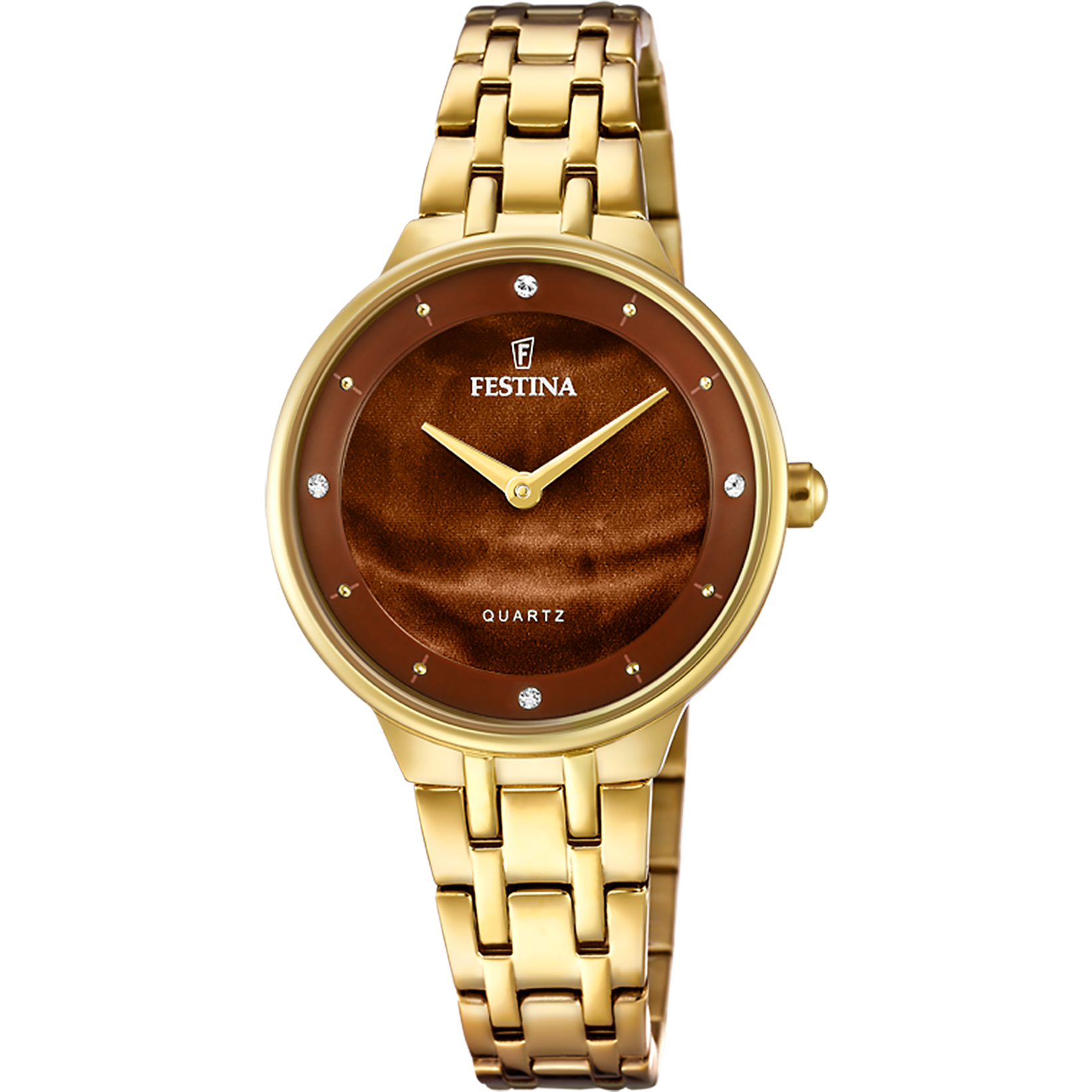 Festina Mademoiselle F20601/C Damenuhr Schwarz • 30mm Gehäuse • 5 ATM Wasserdichtigkeit
