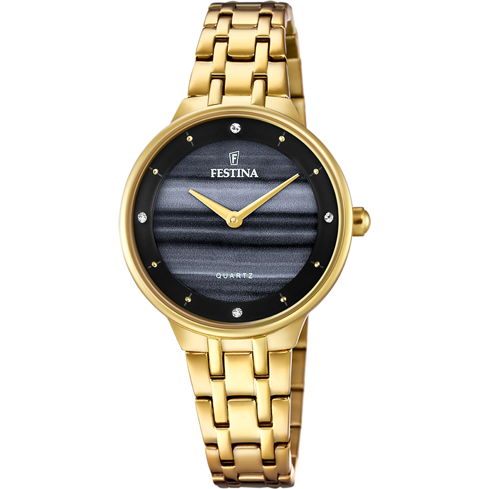 Festina Mademoiselle F20601/D Damenuhr Schwarz • Mineralglas • Quarzwerk