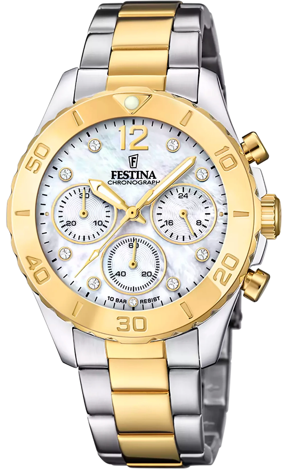 Festina Orologio da Donna Boyfriend F20604/1 • Quadrante in Madreperla • Impermeabile 10 ATM