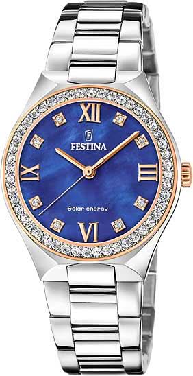 "Orologio da donna Festina Solar Energy F20658/2 • Movimento solare • Acciaio inossidabile"