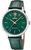 Orologio da uomo Festina con cinturino in pelle verde e quadrante verde, numeri romani