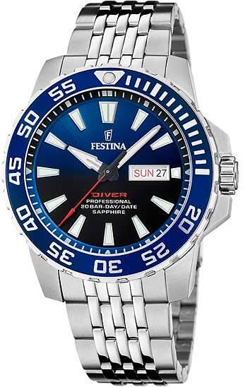 Orologio da uomo Festina Diver F20661/1 • Vetro zaffiro • 20 ATM